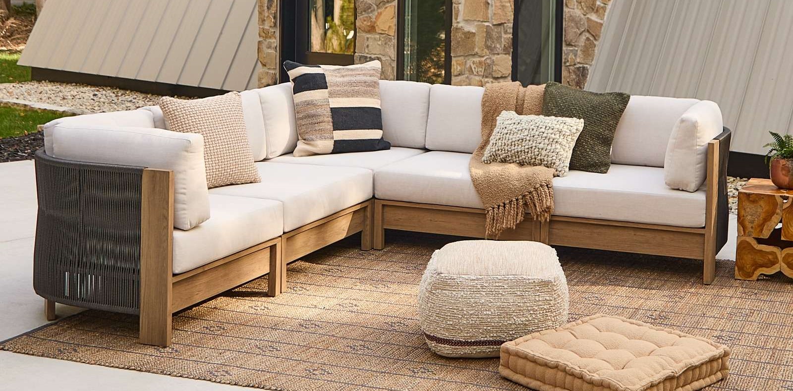 The Stratton Outdoor Sectional Couch 